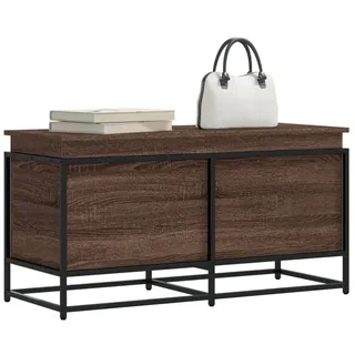vidaXL Aufbewahrungsbox mit Deckel Eichen-Optik 100x40x51,5 cm