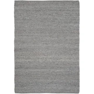 OCI DIE TEPPICHMARKE Teppich OCI DIE TEPPICHMARKE "FAVORIT", grau, H:12mm Ø:200cm, Wolle, Teppiche, Teppich, Handweb-Teppich aus Indien, handgewebt, hochwertig verarbeitet