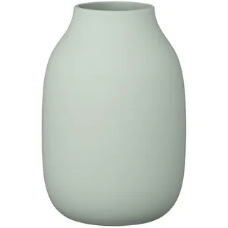 blomus Vase -COLORA- | Blumenvase aus Keramik | Farbe Desert Sage | Größe S Ø11x15H cm | hochwertige Handarbeit