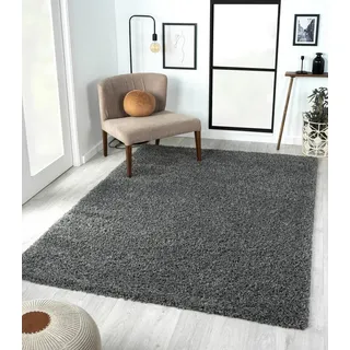 My Flair Teppich "My Shaggy" rechteckig grau 230 x 160 cm