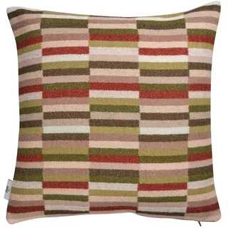 Røros Tweed - Ida Kissen, 50 x 50 cm, olive burgundy