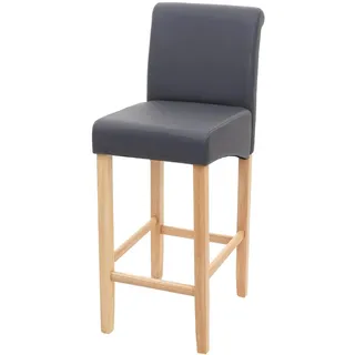 Proregal Barhocker, Grau, Kunststoff, 39x105x53 cm, Esszimmer, Barmöbel, Barhocker