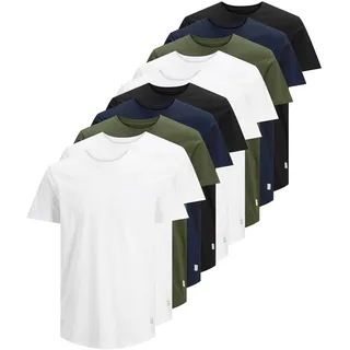 JACK & JONES Shirt blau, / grün, / schwarz), / weiß M