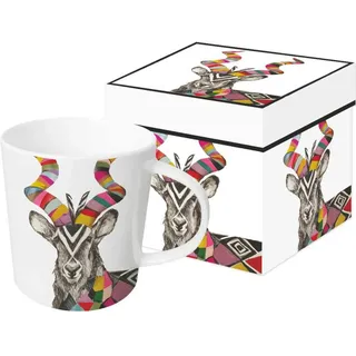 Paperproducts Design 603189 Regalia Kudu Tasse, in Geschenkverpackung, 350 ml, mehrfarbig