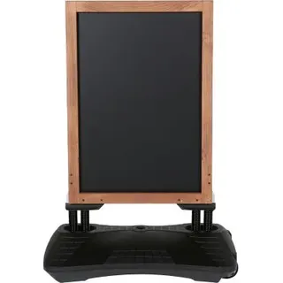 update displays Kundenstopper WindPro Wood 72 x 53 x 110,3 cm 1 St. Braun