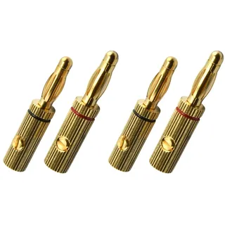 Oehlbach Banana B3 Audio Stecker, Gold