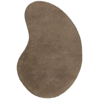 Ferm Living - Forma Wollteppich, aschbraun, Small