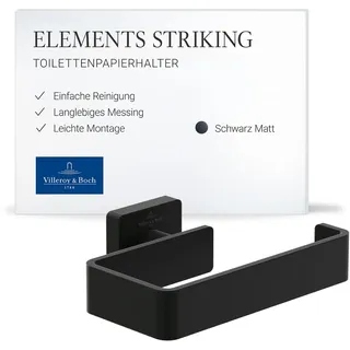 Villeroy & Boch Elements Striking 135x45x93mm, ohne Deckel, matt black