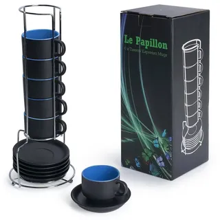 MiaMio Espressotasse 0,075 l Blau 6 St.