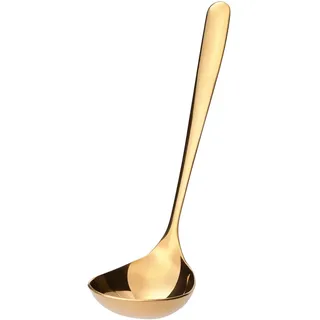 GRÄWE Saucenlöffel Edelstahl Gold, kleiner Schöpflöffel für Soßen, Dressings und Dips, vielseitiger Servierlöffel, spülmaschinengeeignet