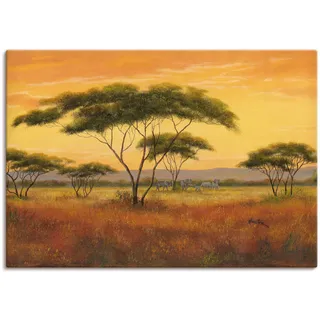 Wandbild »Afrikalandschaft«, Afrika, (1 St.), als Alubild, Outdoorbild, Leinwandbild in verschied. Größen, 21947817-0 braun B/H: 100 cm x 70 cm
