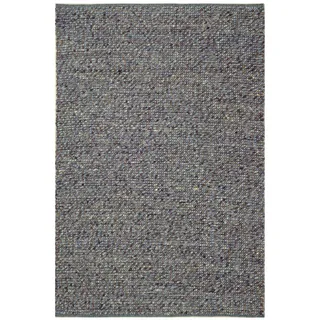 Tisca Tischhauser AG Interliving Teppich Serie B-8001 Dunkelblau Handwebteppich ...