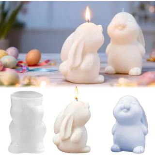 Silikon Gipsformen Für Ostern – Hasen- Und Wachsförmchen Für Frühjahrsdekorationen Und Kerzen, Diy Gipsformen (a-1 Stück)