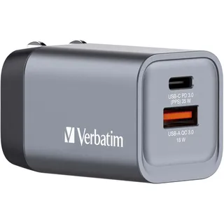 Verbatim GNC-35 GaN Ladegerät, Grau