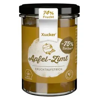 Xucker Fruchtaufstrich - 220g - Apfel-Zimt,