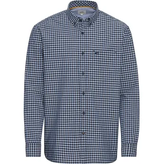 CAMEL ACTIVE Karohemd Langarmhemd Nacht Blau XXL
