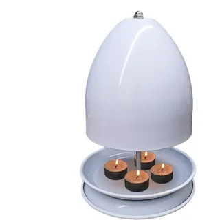 Teelichtofen Metallheizkörper | Teelicht-Kerzen-Heizung | doppelwandiger Teelichtheizer | weiches Licht und schnelle | Teelichtofen Kerzenhalter | Kerzenofen und Heizungshalter |