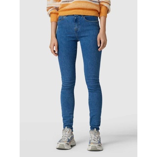Skinny Fit Jeans im 5-Pocket-Design Modell 'FLEX COMO', Jeansblau, 31/32