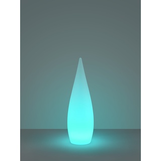 Trio R45101101 LED Gartenlampe Palmas 1x3w | 90lm | 3000k | IP44 | RGB - Fernbedienung, dimmbar, weiß