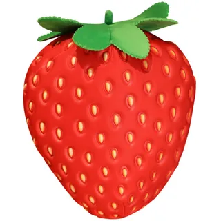 Xiyocadt Erdbeere Plüschtiere, Obst Sensorbälle für Kinder und Erwachsene, Kopfkissen Kissen Geburstagsgeschenke Sitzkissen, 3D Erdbeere Obst Komfort Gefüllte Plüsch Kissen für Kinder