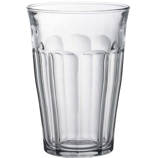 Duralex Tumbler-Glas Picardie, Glas gehärtet, Tumbler Trinkglas 360ml Glas gehärtet transparent 6 Stück 360 ml