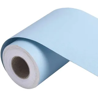 Dostear BordüRe Selbstklebend Kinderzimmer Tapeten Wohnzimmer Wanddeko Badezimmer 3d Fliesenaufkleber Wandleisten Hellblau 5 X 500cm