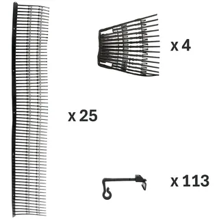 Fleck Vogelschutz 100 cm für Solarthermien- und Photovoltaik-Anlagen