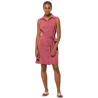 Jack Wolfskin Damen Sonora Dress Lässiges Kleid, Soft pink, Large