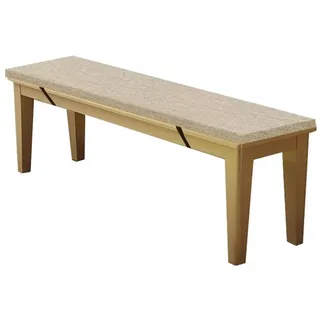 WEALSFUN Stuhlkissen Bankauflage Bankkissen Unterseite Antirutsch Bezug Waschbar Sitzauflag für Fensterbank Gartenbank Schaukel Terrasse Esstisch Outdoor Drinnen,Beige 80x40x3CM