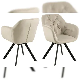 Actona Esszimmerstuhl Lola Velours braun