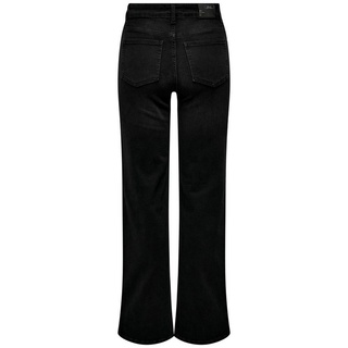 ONLY Weite Jeans Madison (1-tlg) Plain/ohne Details schwarz M