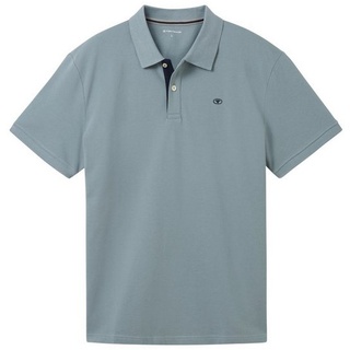 TOM TAILOR Poloshirt basic polo with contrast grau XL