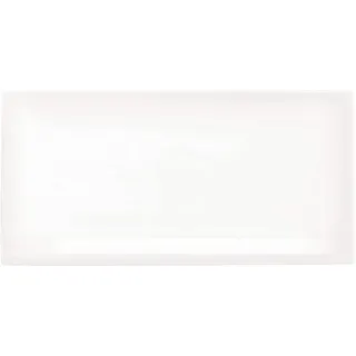 ASA 1926013 Teller rechteckig - Porzellan - weiß 29 x 14,5 cm