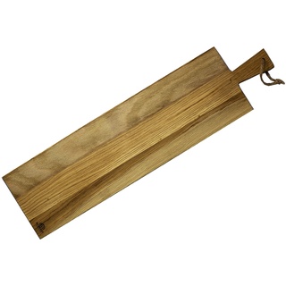 Schneidebrett »NORDIC EICHE«, (1 St.), hochwertiges Eichenholz aus zertifizierter Forstwirtschaft, 12660943-0 holzfarben B/H/L: 17 cm x 2 cm x 80 cm