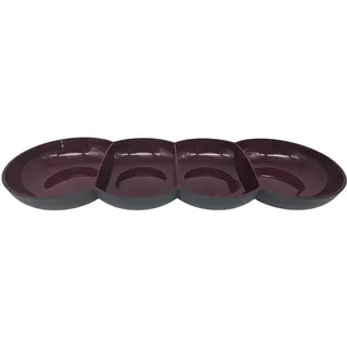 TUPPERWARE Servierschale Tupperware Allegra Perle in merlot/anthrazit