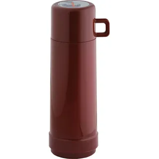 ROTPUNKT Isolierflasche 0,75 L mit integriertem Becher - Hochwertige Isolierkanne Made in Germany I Bis zu 24 h heiß & 36 h kalt (Jesper 60, Marroon)