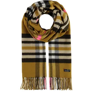 FRAAS Cashmink Schal 56 x 200 cm - Weicher als Kaschmir - Made in Germany - Schal kariert für Damen und Herren - Perfekt für Herbst und Winter Bronze - Einheitsgröße
