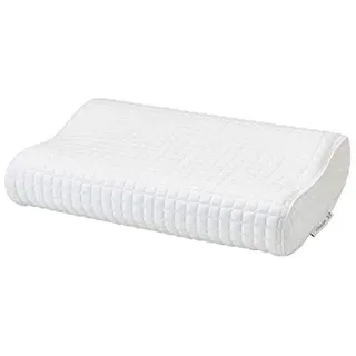 IKEA ROSENSKÄRM Ergonomisches Kopfkissen, Seiten-/Rückenschläfer, 33x50 cm, strapazierfähig und pflegeleicht, Kissen aus Memory-Schaum & Schaumstoff