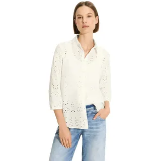 CECIL Damen B344757 Bluse mit Stickerei, Vanilla White, 38 - M