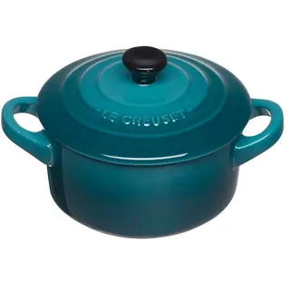 Le Creuset Mini-Cocotte 10cm in Farbe Deep Teal