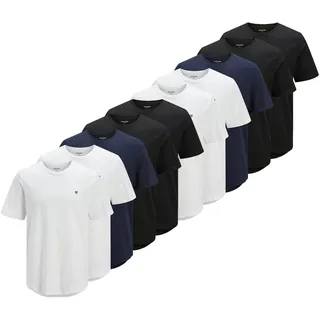 JACK & JONES T-Shirt navy/weiß XL