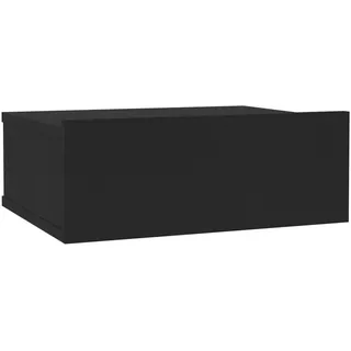 vidaXL Nachtschrank Caria 40 x 30 x 15 cm Schwarz