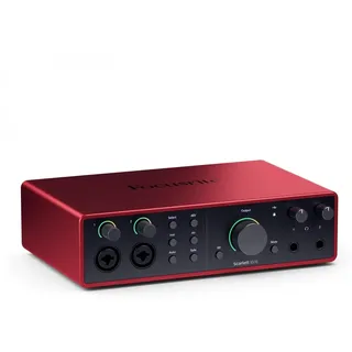 FOCUSRITE Scarlett 16i16 4th Gen | 16-In/16-Out, 2 Mikrofonvorverstärker, 2 Hi-Z- und 6 Line-Eingänge, ADAT, S/PDIF, MIDI, Auto Gain, Clip Safe, 24 Bit/192 kHz
