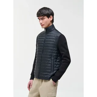 Colmar Hybridjacke MENS JACKET Stehkragen, 2-Wege-Reißverschluss, verstellbarer Tunnelzug am Saum schwarz L (50)