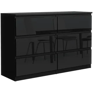 masseno NUDO 120 x 78,5 x 39 cm Schwarz