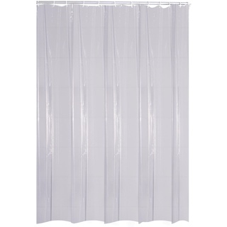 Duschvorhang Folie Brillant transparent 120x200 cm