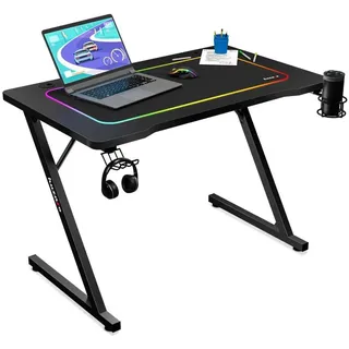 huzaro Hero 1.8 Gaming Tisch, Schwarz