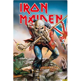 KKL, Bilder, Iron Maiden panneau métal Trooper 20 x 30 cm (20 x 30 cm)