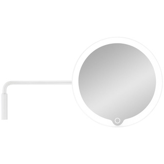 blomus Modo LED Kosmetikspiegel mit Akku mit Wandhalterung | White