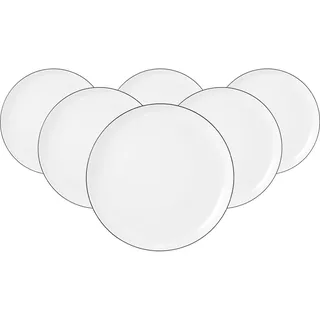 SELTMANN WEIDEN Frühstücksteller 20 cm schwarz 6er Set